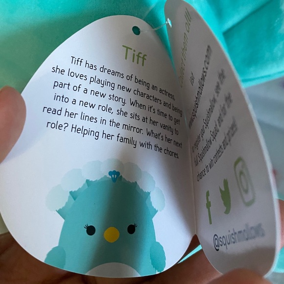 8” Squishmallow - Tiff - Picture 4 of 5